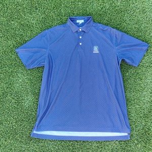 Peter millar summer comfort polo blue size large TPC Scottsdale
